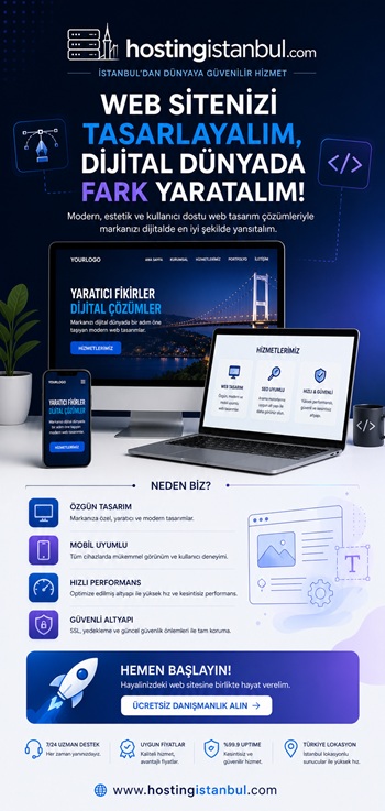 Hosting İstanbul web tasarım ve dijital hizmetler